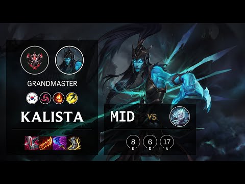 Kalista Mid vs Viego - KR Grandmaster Patch 11.17