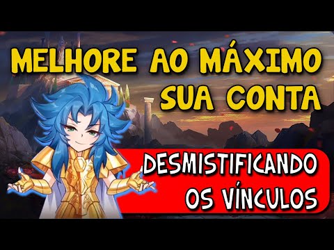 AS MELHORES CONTA TEM ISSO COMPLETO, COMO FUNCIONA O VÍNCULO DOS CAVALEIROS - SAINT SEIYA AWAKENING