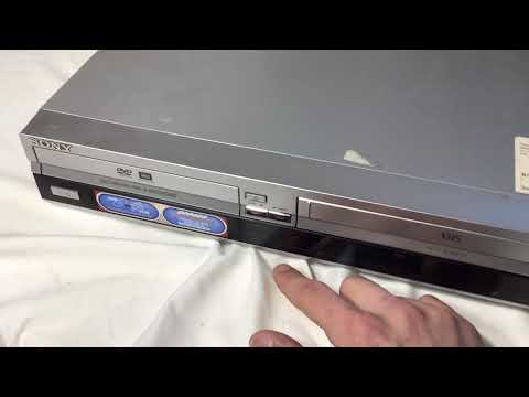 Sony DVD VCR player model RDR-VX530 test