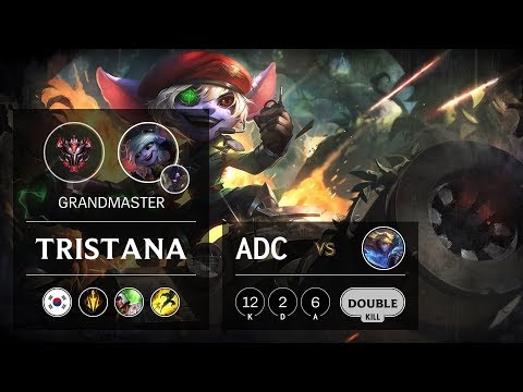 Tristana ADC vs Ezreal - KR Grandmaster Patch 9.14