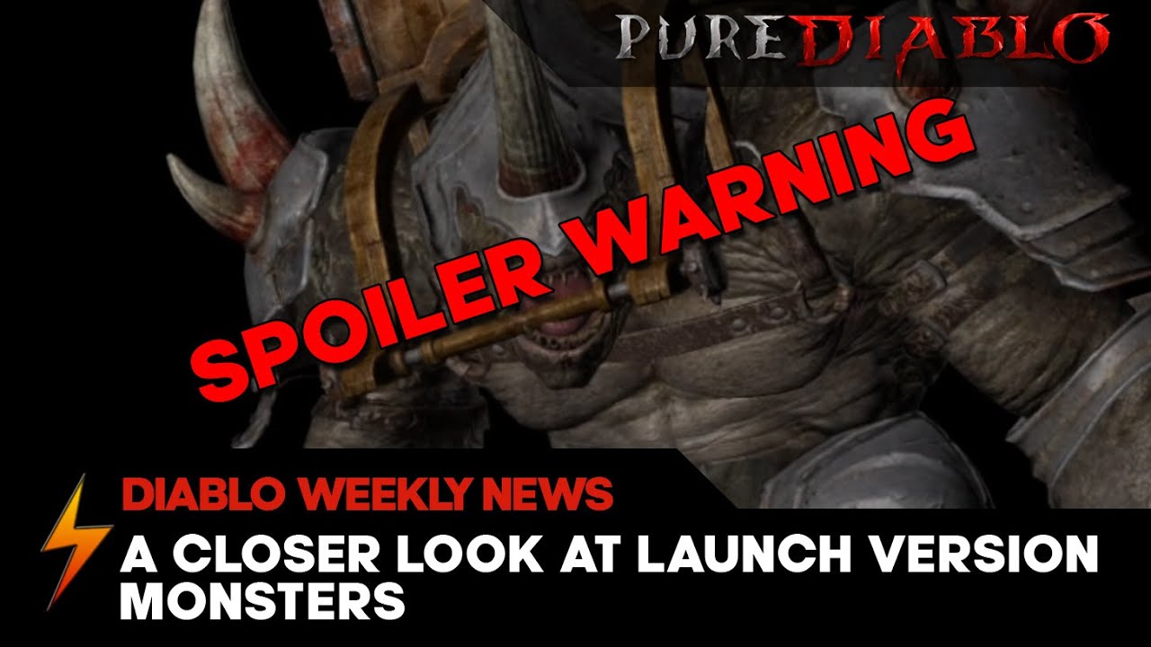 Diablo 2 Resurrected - Release Version Monsters - SPOILER WARNING!!!!! - YouTube