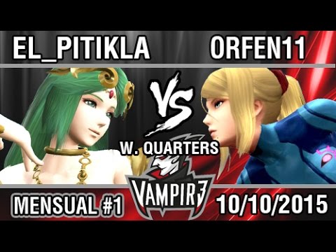 [Vampir3 Mensual #1] El_Pitikla (Palutena) vs Orfen11 (ZSS, Pikachu) SSB4 Winners Quarters