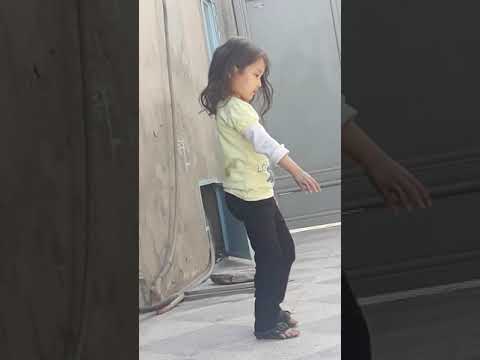 Sajida and Manahil With the Cat