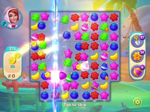 Hawaii Match-3 Mania Mansion Level 271 - No Boosters - FULL STORY - CaroGamesNL