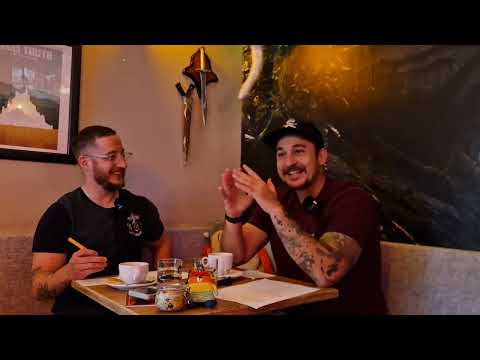 Herr Wolle und der Andere im Geek's Cafe Graz