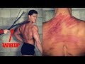 Bodybuilder VS Cat O' Nine Tails Whip *PAINFUL STING* | Crazy Whipping Challenge Fail