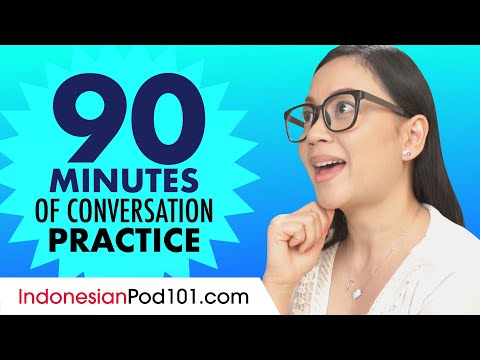 90 Minutes of Indonesian Conversation Practice - Improve Speaking Skills
