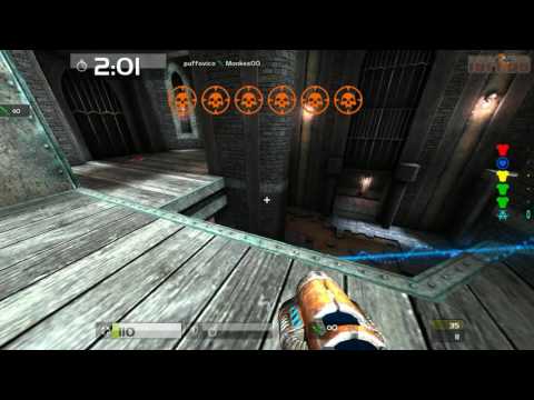 Quake Live: Trouble plays iFFA - 100 frags in 6 minutes 73% accuracy