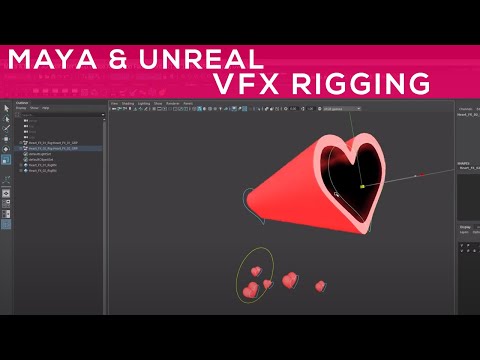 Maya & Unreal Heart VFX Rigging Overview | 3D Character Kpop Dance Animation Fundamentals | 8.1