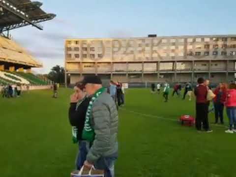 Az NB3-as bajnoki cím ünneplés a pályán Győri ETO FC 2017