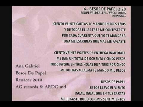 Videoclip de Besos de Papel — Ana Gabriel