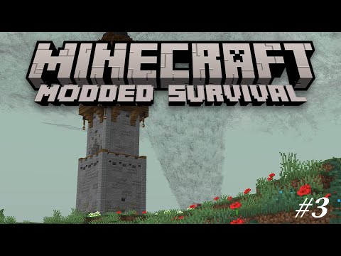 Insane House Build in Minecraft Modded Survival