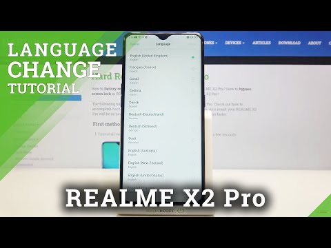 How to Set Up System Language on REALME X2 Pro – Change Language