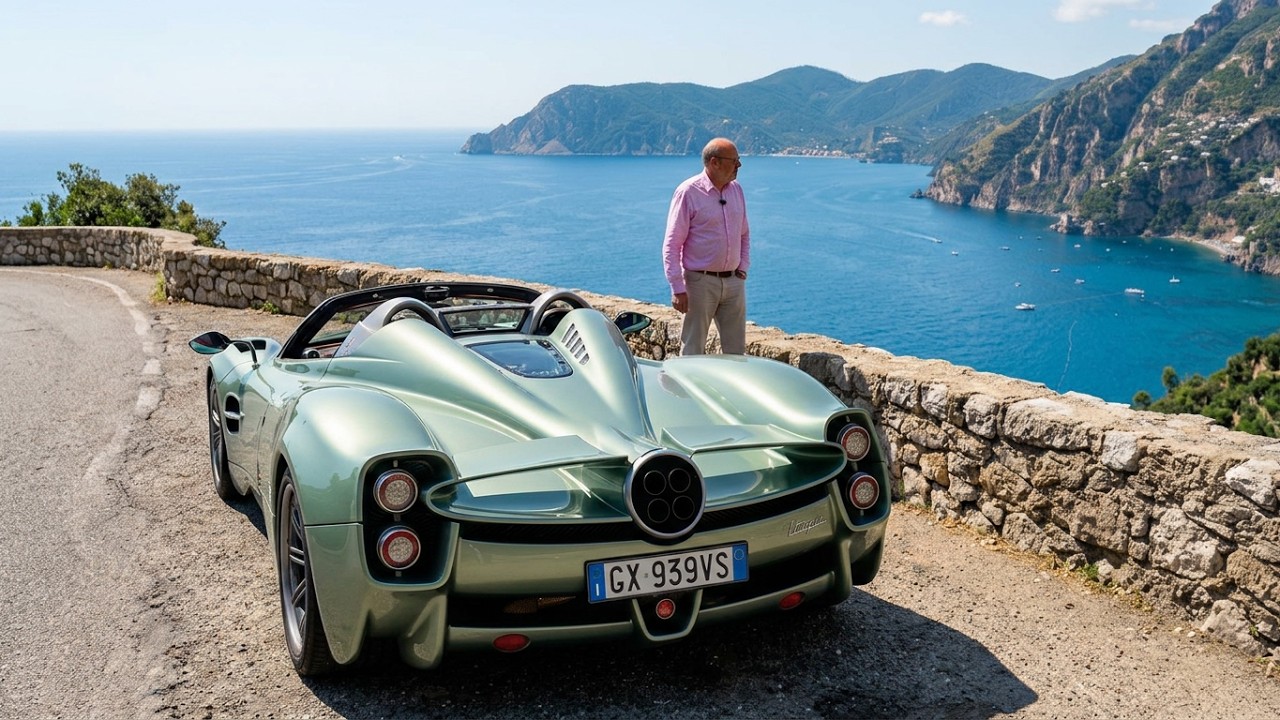 Road trip special part 1; I swap my Jaguar Project 7 for a Pagani Utopia Roadster in Italy for a day
