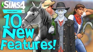 The Sims 4 Horse Ranch: 10+ NEW FEATURES You Might Not Know