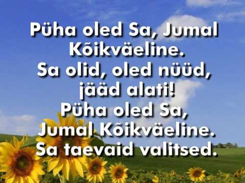 Sind kummardame Isa Taevane  (1 R 2 R R)