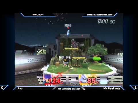 WHOBO 4 - Ryo vs Mc PeePants - Mid Tiers - SSBB