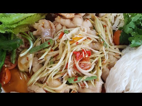 How to make Tum Mak Hoong + Tien Gai | Lao Food