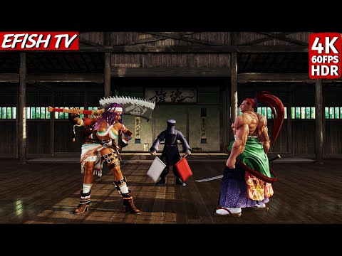 Darli Dagger vs Kibagami Genjuro (Hardest AI) - Samurai Shodown