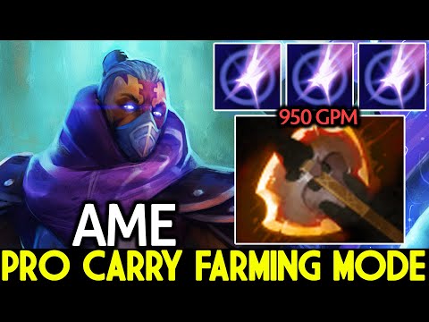 AME [Anti Mage] Top Pro Carry Farming Mode 950 GPM Dota 2