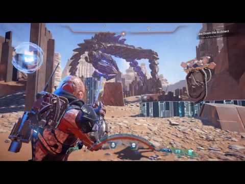 Elaaden Remnant Architect Boss Fight - Mass Effect Andromeda