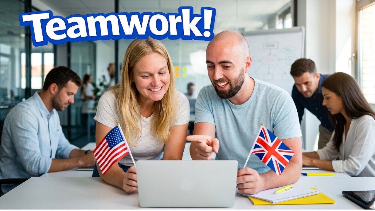 Business English Vocabulary & Dialogues - Teamwork & Collaboration at Work with Native Teachers