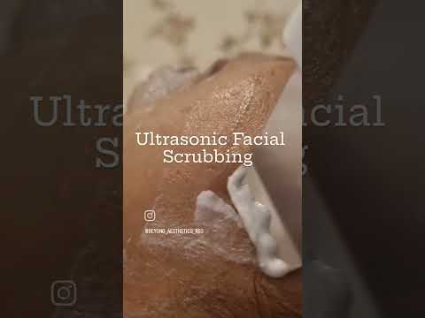 Ultrasonic Facial Scrubbing