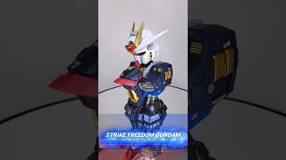 【本編は概要欄から！】「ストライクフリーダムガンダム」をエアブラシ全塗装&ディティールアップで仕上げてみた！#shorts