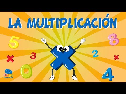 Aprendiendo a multiplicar. La Multiplicación | Vídeos Educativos para niños | Happy Learning