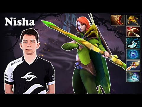 Nisha - Windranger Midlane with MinD ContRoL Lycan | Dota 2 7.29 Gameplay