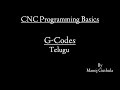 G Codes In Telugu Important G Codes In Telugu Explanation G Codes Used In CNC Machine