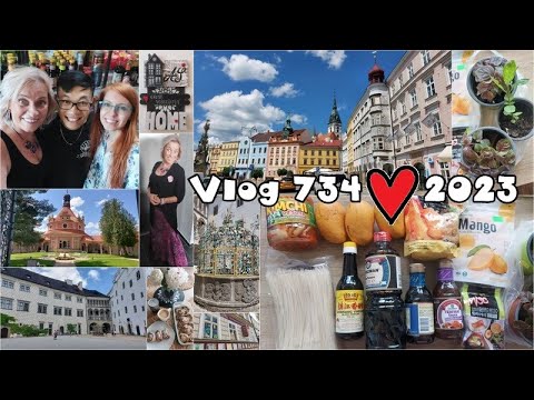 Vlog 734/23 - Jindřichův Hradec, my tři a pes