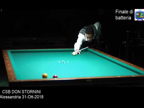 GUALEMI vs A.MARTINELLI - F.d.B.TROFEO MENABO' OPEN BILIARDO ALESSANDRIA 2018