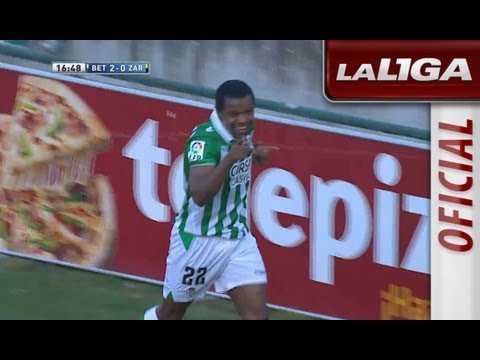 Gol de Pabón (2-0) en el Real Betis - Real Zaragoza - HD