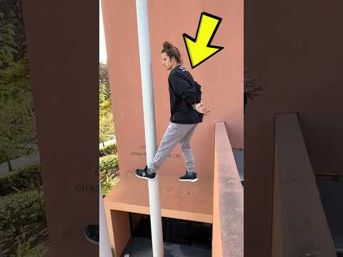 EXTREME POLE SLIDE STUNT! 🤯