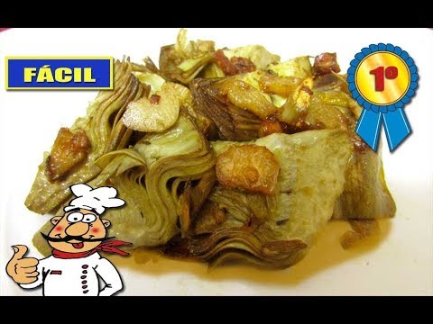 🔶 ALCACHOFAS AL AJILLO - RECETA FACIL 👍👍👍👍 (TOP 10)