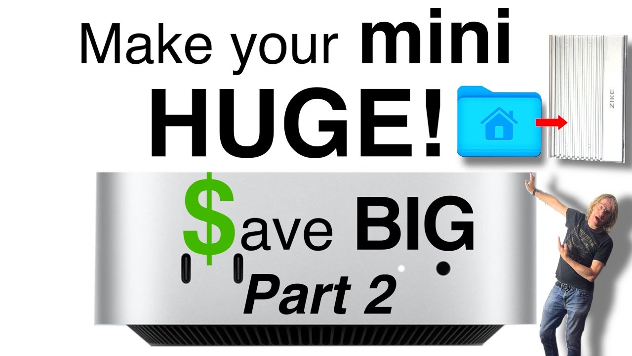 Don't Pay Apple Tax! Move your Home Folder to an external Drive.