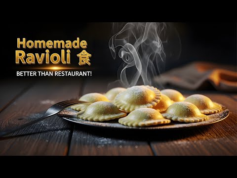 “Homemade Ravioli Recipe | Easy Fresh Pasta From Scratch!”