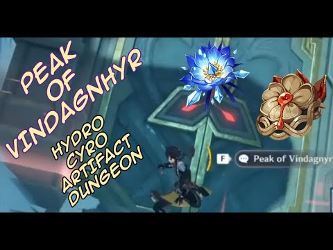 Complete Guide - How to Unlock Peak of Vindagnyr Domain - Hydro/Cyro Artifact Dun - Genshin Impact
