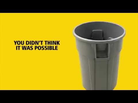 Product video for Vented BRUTE® Recycling 32 Gal Blue