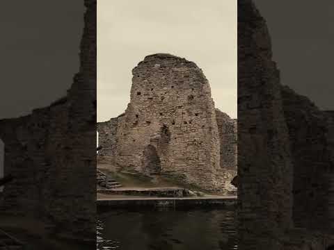 Koknese castle on river Daugava in 4K, Autumn in 2021, Latvia  - enjoy your viewing!