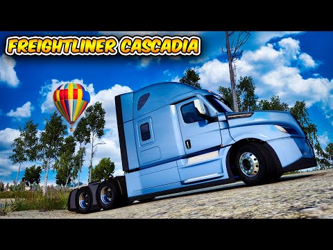 Freightliner Cascadia 2019 + Interior v1.5 (1.45.x) for ETS2 1.44/1.45 Open Beta | ETS2 1.44 MODS