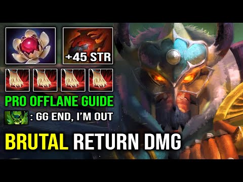 SUPER 1v5 TANKER Brutal Return DMG Centaur Warrunner EZ Destroyed Offlane Dota 2