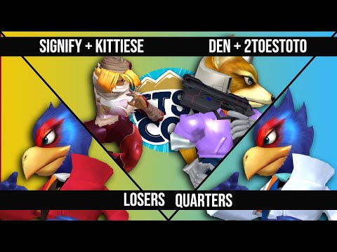 ETSU-Con 2023 - Signify + KittieSE (Red) vs Den + 2toestoto (Blue) - Doubles Losers Quarters