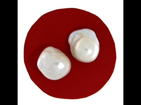 Pereche Perle Baroque Naturale - Eleganta si Frumusete Rafinata