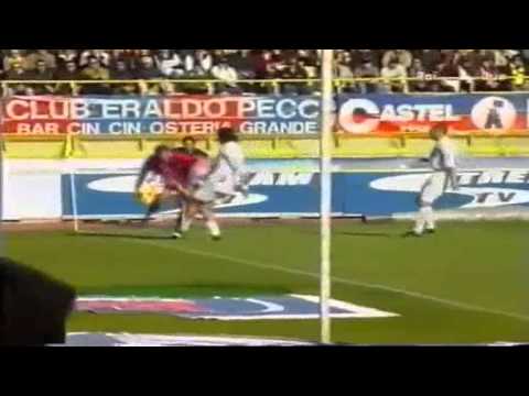 Serie A 2001-2002, day 28 Bologna - Lecce 4-3 (2 Popescu, J.Cruz, Chevanton, Signori, Fresi)
