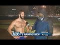 Shirtless Man in The Rain | ABC News