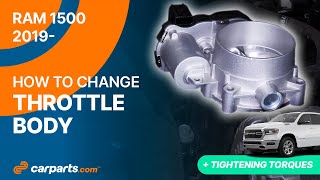 How to replace the Throttle Body 2019 - 2025 5.7 Ram 1500 ⚡