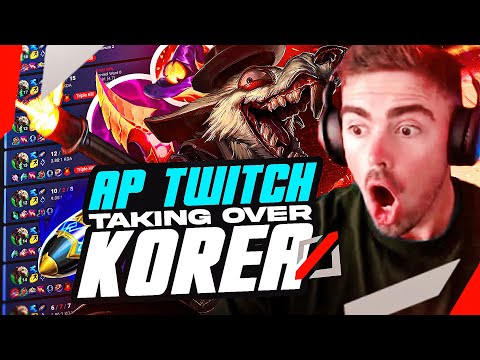 TWITCH MID is TAKING OVER KOREA *ONE SHOT BUILD*