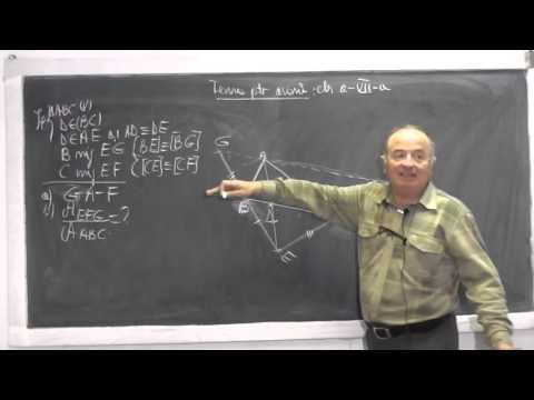 1/2 Lectia 737 - Coliniaritate Unicitatea paralelei printr-un pct. exterior Raportul ariilor Clasa 7